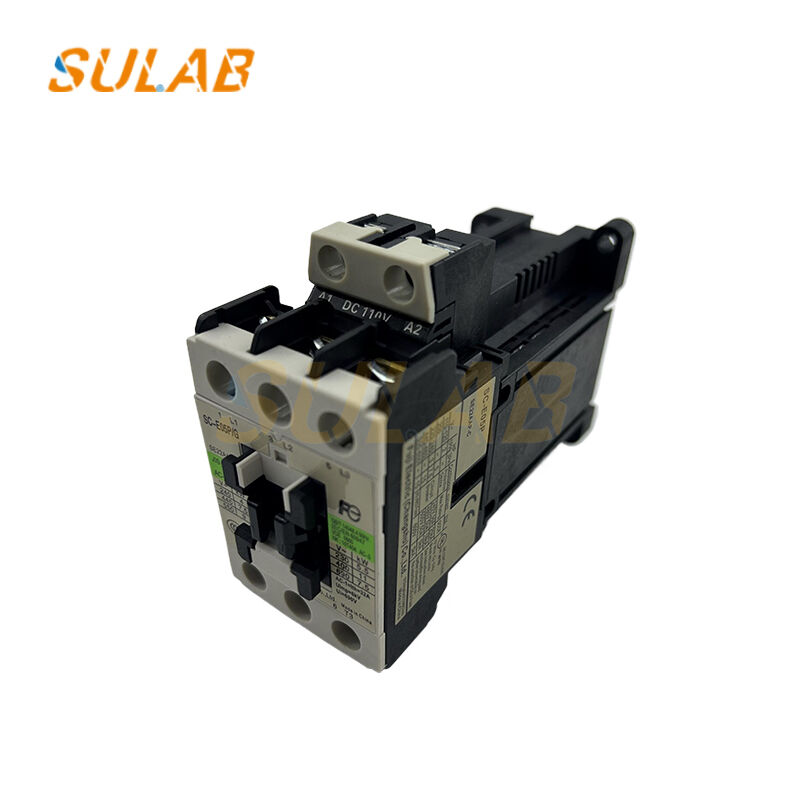 Fuji Electric SC-E05P-G Magnetic Contactor for Elevator Spare Parts - 25A, 24VDC Coil, 3-Pole with Ring Terminal Connection