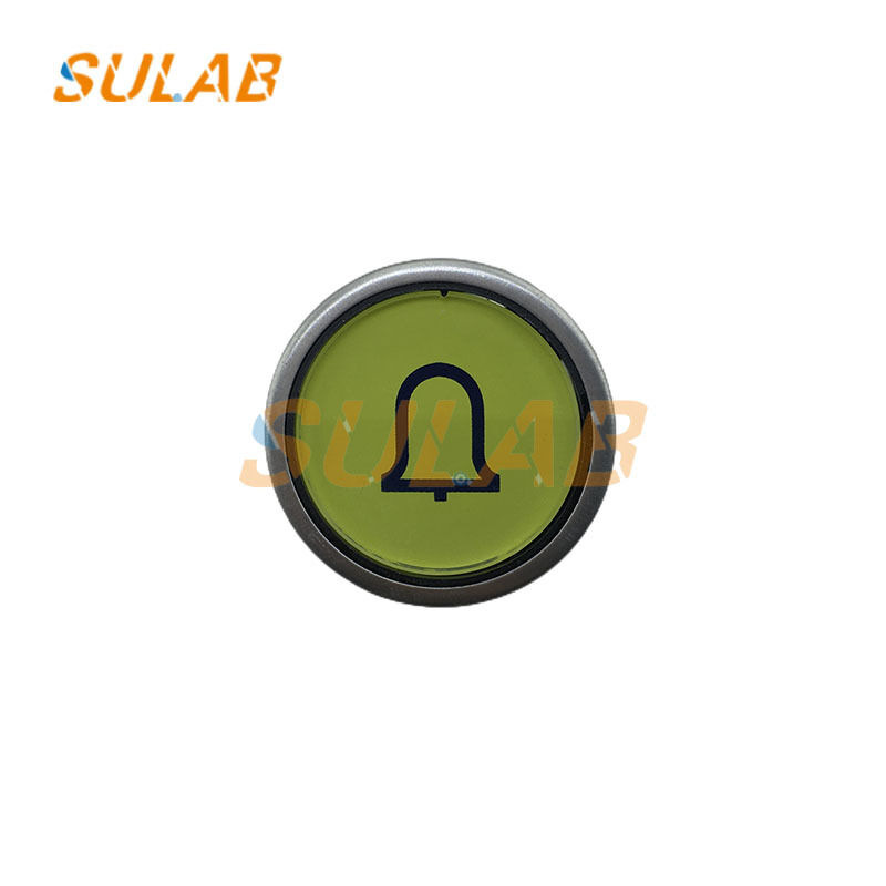 SC 5400 Elevator D-Type Round Button with 3-Pin / 4-Pin Version and LED Backlight in Stainless Steel Bezel
