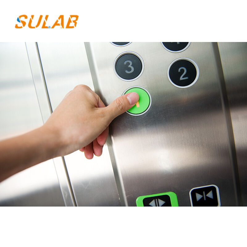 SC 5400 Elevator D-Type Round Button with 3-Pin / 4-Pin Version and LED Backlight in Stainless Steel Bezel