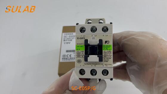 Fuji Electric SC-E05P-G 엘리베이터 예비 부품용 자기 접촉기 - 25A, 24VDC 코일, 링 터미널 연결과 함께 3극