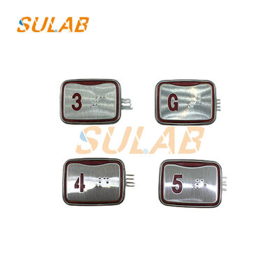 시그마 MTD265 LG/XIZI OTIS 엘리베이터용 직사각형 누르기 버튼