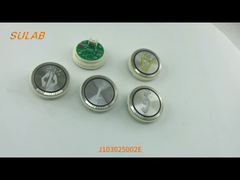 빨간색과 파란색 조명 및 1년 보증 데모가 있는 SJEC 브랜드 엘리베이터 버튼 J103025002E 모델 보기