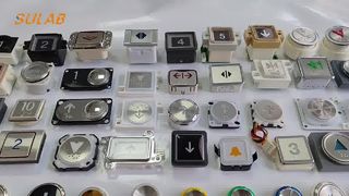 BR32A 32mm 범용 사양 엘리베이터 버튼(LED 백라이트 표시기 및 상시 열림 Mo 포함)