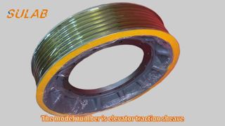 연성이 있는 철 QT600-3 진열장으로 만드는 미츠비시 엘리베이터 견인 활차 영구 자석 모든 크기