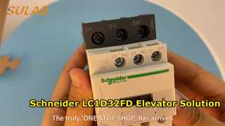 Schneider LC1D32FD 엘리베이터 제어 캐비닛 S용 3극 전원 접촉기 32A 110VDC 코일 1NO+1NC Aux
