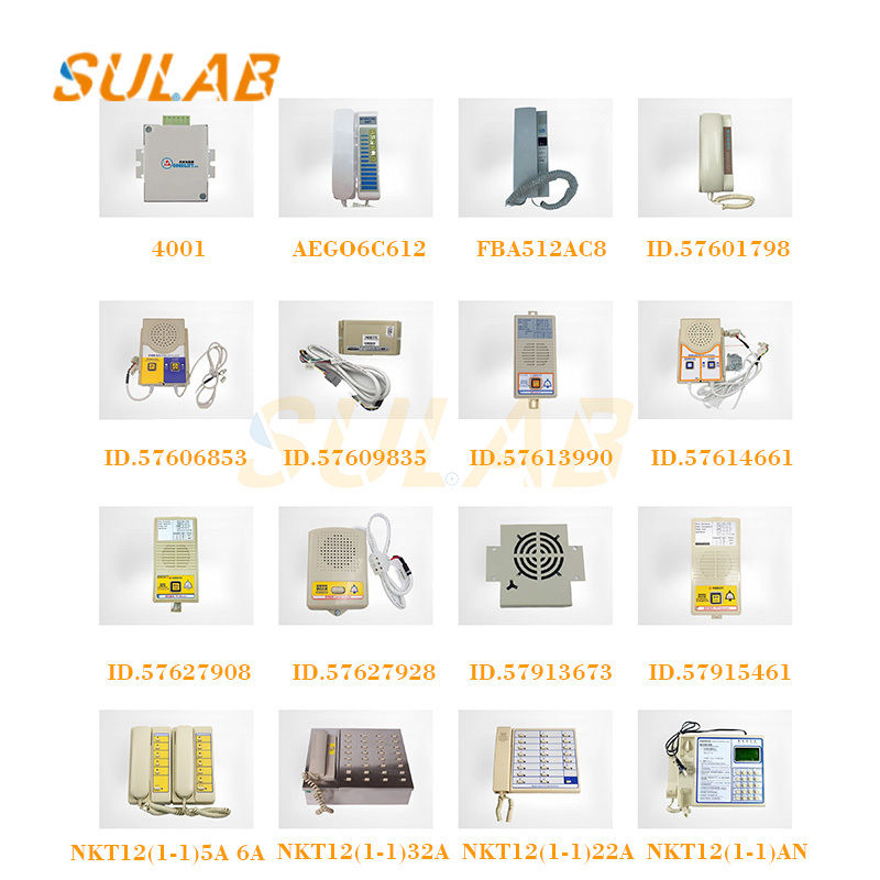 SULAB Elevator 5-Way Intercom Host ZDH01-026-GG for Machine Room