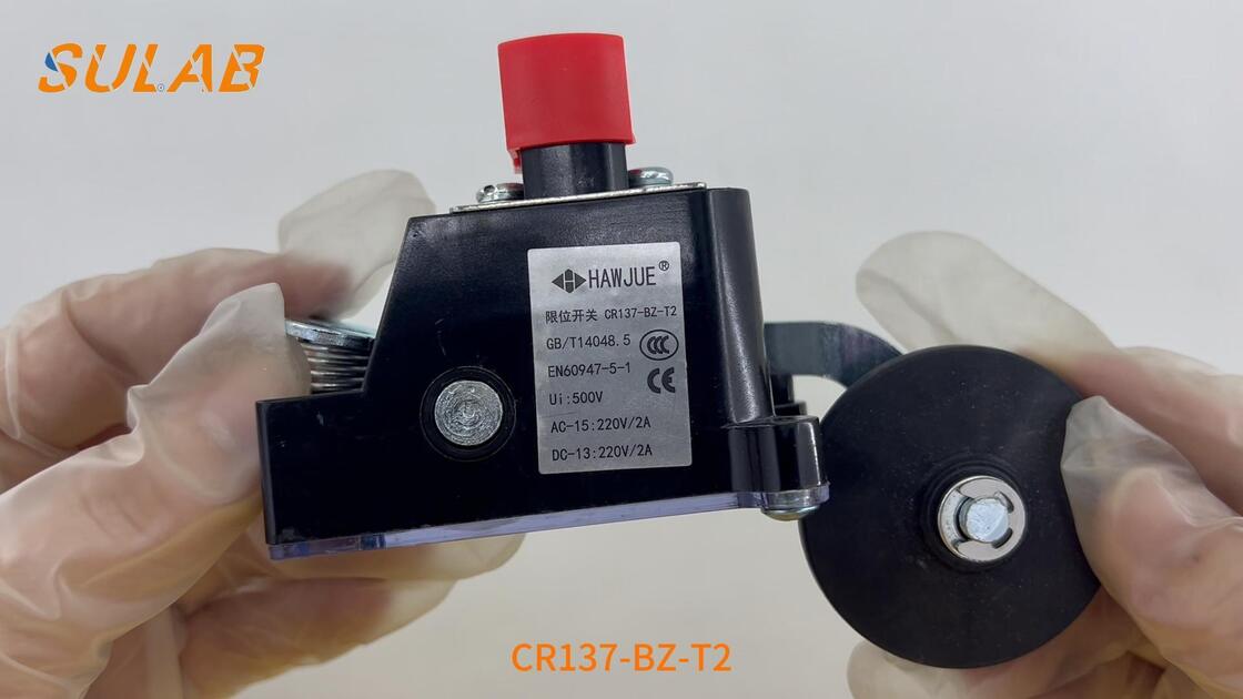 CR137-BZ-T2 Heavy-Duty Limit Switch with IP67 Rating, 2×SPDT Snap-Action Contacts and Steel Roller Lever