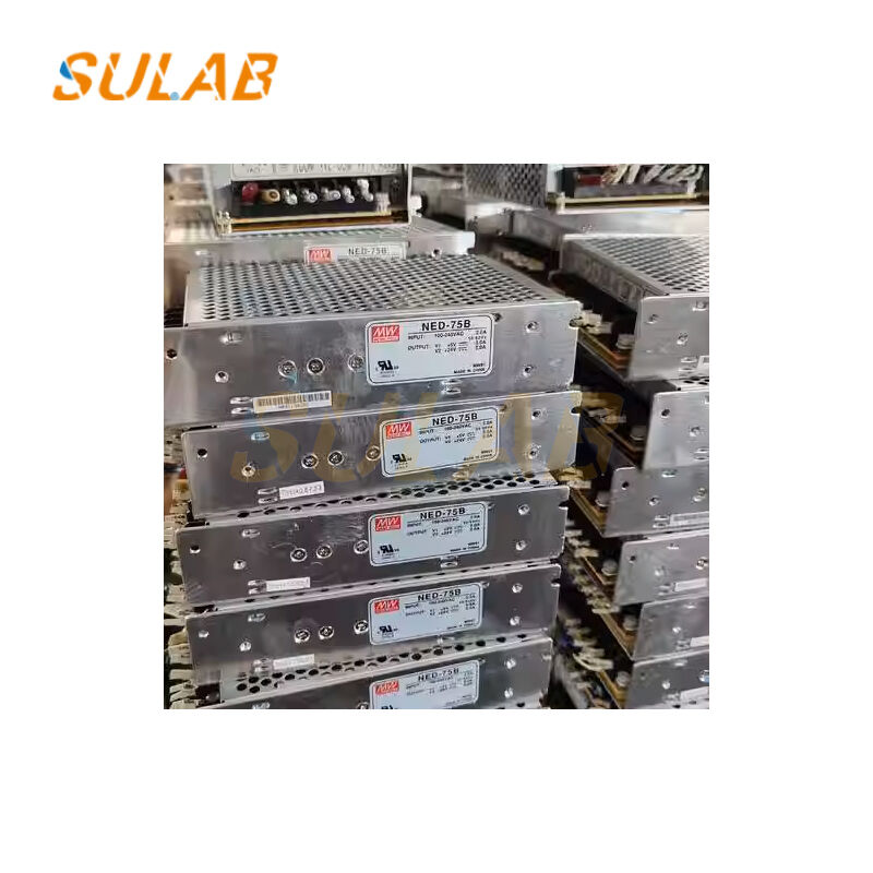 MW Switching Power Supply NED-75B Dual-group Dual-output 73W Total Power Universal Voltage Input for Elevators