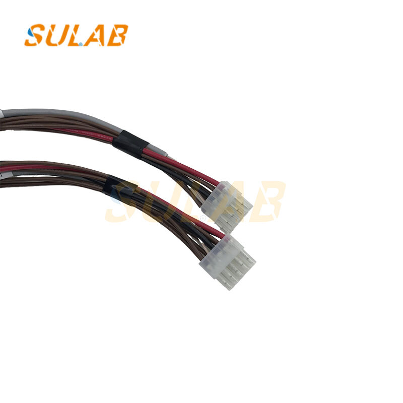 KONE Elevator Communication Cable with 10-Pin XS2XB18 Connector High-Temperature Resistant up to 105°C and Anti-Interference Shielding