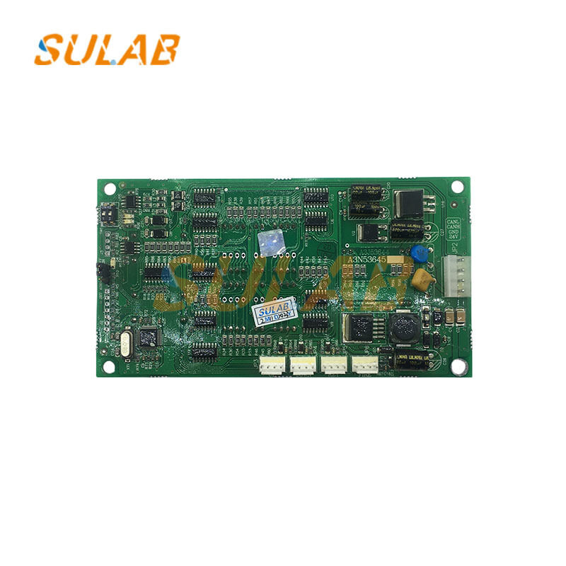 Elevator LOP Display Board with CAN Bus Communication Flame-Retardant Green PCB for Real-Time Floor Number Display