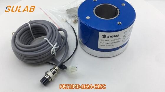 SIGMA PKT1040-1024-C15C 홀화스트 인크리멘탈 인코더 1024 PPR 및 엘리베이터 견인 모터용 40 mm 홀화스트