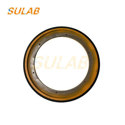 오티스 587mm 지름 마찰 휠 마모 저항성 반 슬라이드 핸들레일 드라이브 펄리 에스컬레이터 예비 부품