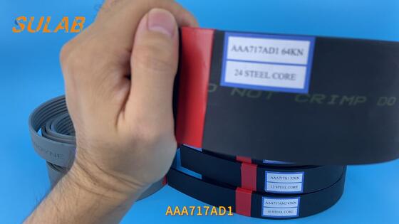 오티스 엘리베이터 랙션 스틸 벨트 AAA717AD1 고강도 낮은 진동 착용 저항 트랜시션 벨트