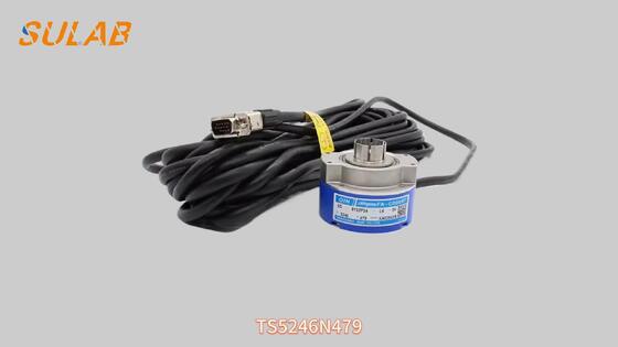 Tamagawa TS5246N479 중공축 회전 엔코더, 혁당 8192 펄스, 엘리베이터 PMSM 견인 모터용 DC 5V 전원 공급